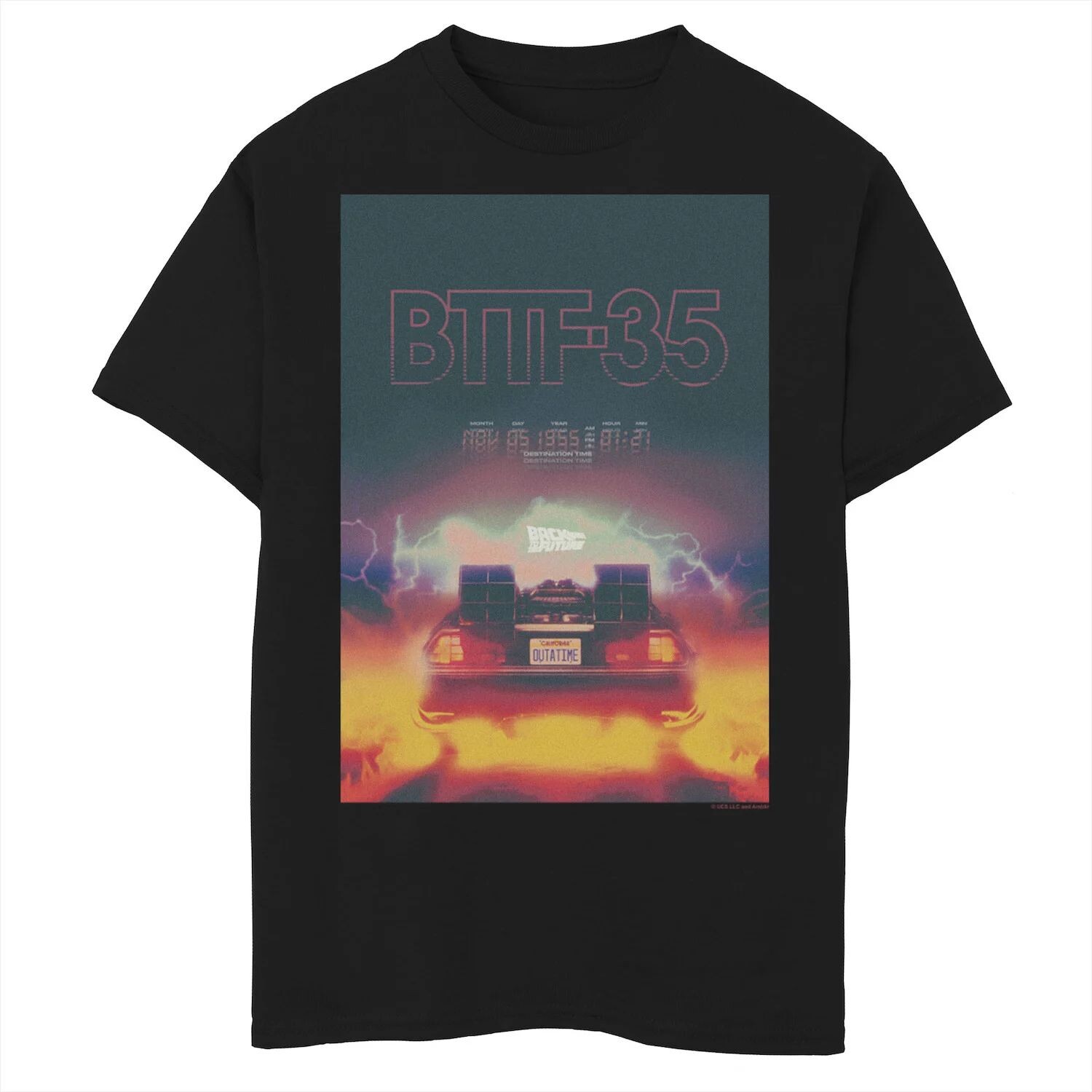 Футболка с плакатом к 35-летию «Назад в будущее» для мальчиков 8–20 лет и временем назначения Licensed Character
Футболка с плакатом к 35-летию «Назад в будущее» для мальчиков 8–20 лет и временем назначения Licensed Character