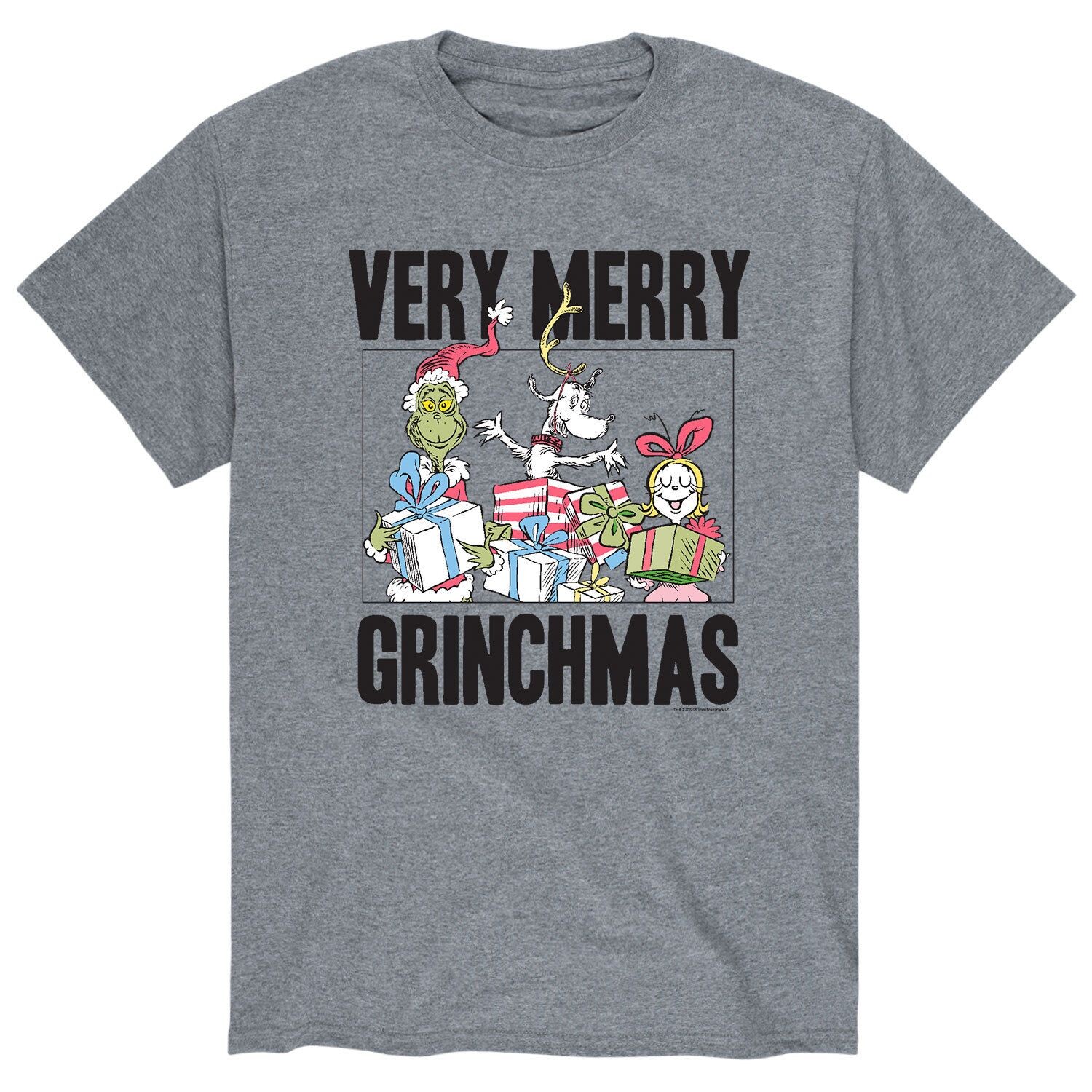 Мужская футболка Доктор Сьюз Гринч Гринчмас Licensed Character
Мужская футболка Доктор Сьюз Гринч Гринчмас Licensed Character