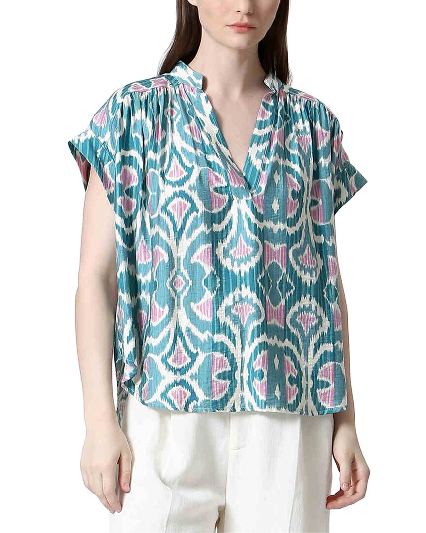 Топ с планкой и узором пейсли «Скоро увидимся» See U Soon, зеленый
Топ с планкой и узором пейсли «Скоро увидимся» See U Soon, зеленый