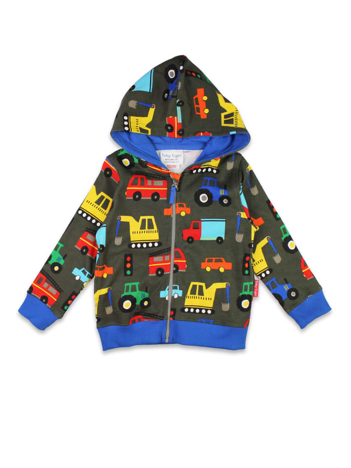 Спортивная куртка Toby Tiger Sweatjacke mit Kapuze und Fahrzeug Print, серый
Спортивная куртка Toby Tiger Sweatjacke mit Kapuze und Fahrzeug Print, серый