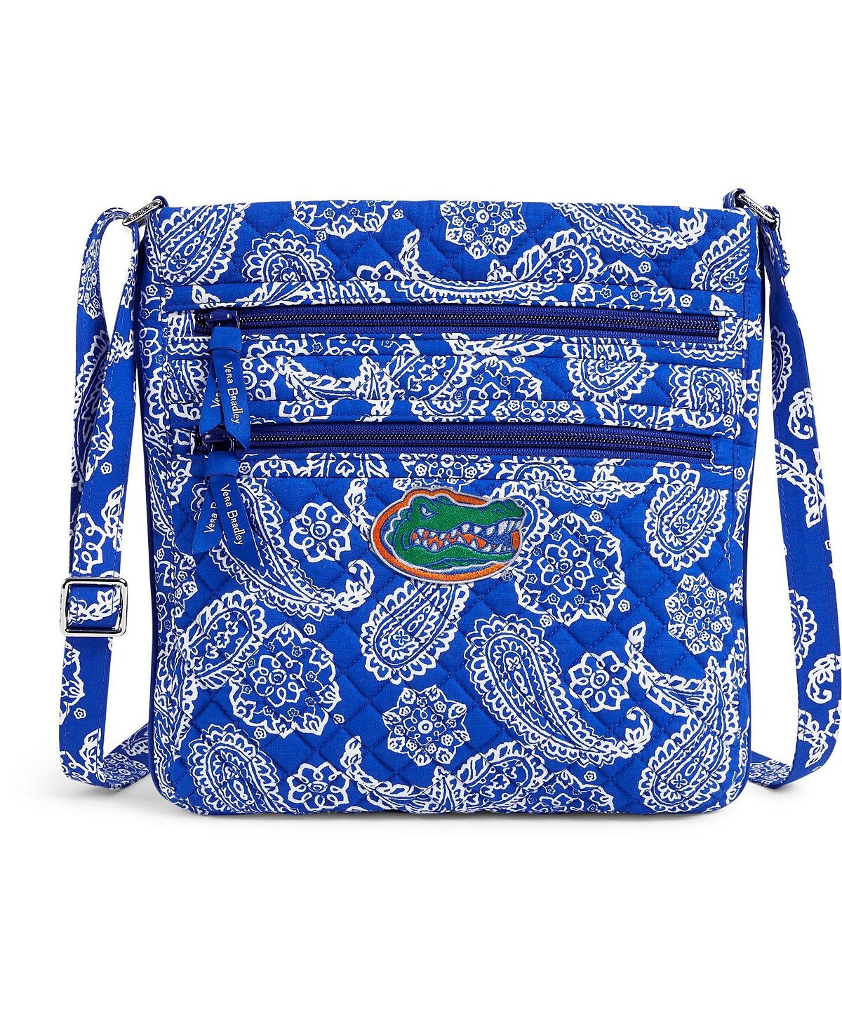 Женская хипстерская сумочка через плечо Royal Florida Gators с тройной молнией и банданой Vera Bradley
Женская хипстерская сумочка через плечо Royal Florida Gators с тройной молнией и банданой Vera Bradley