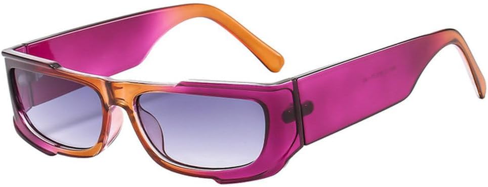 Прямоугольные солнцезащитные очки, модные, винтажные, с градиентными оттенками, конфетные цвета, трендовые, популярные, с защитой от УФ-излучения UV400 TVTBBVV, Purple
Прямоугольные солнцезащитные очки, модные, винтажные, с градиентными оттенками, конфетные цвета, трендовые, популярные, с защитой от УФ-излучения UV400 TVTBBVV, Purple