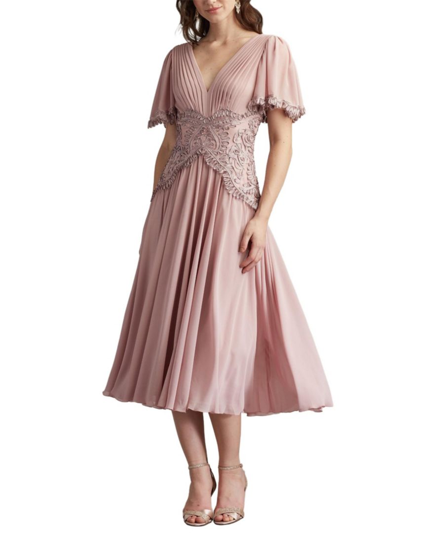 Женское миди-платье Индира из вышитого шифона Tadashi Shoji, Pink
Женское миди-платье Индира из вышитого шифона Tadashi Shoji, Pink