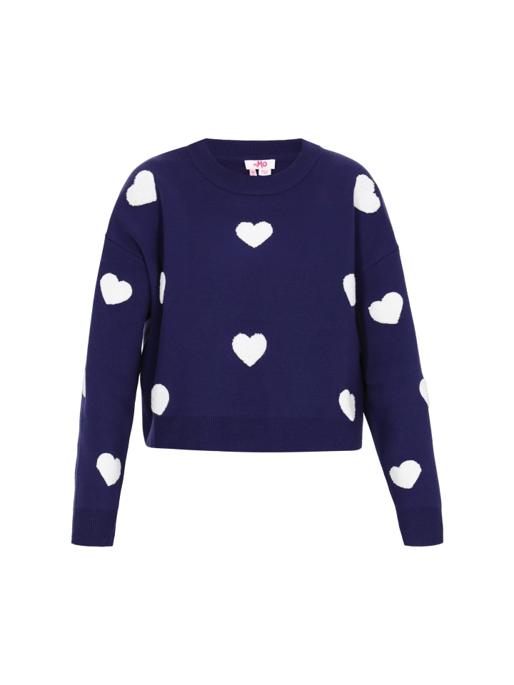 Женский свитер темно-синего цвета myMo
Женский свитер темно-синего цвета myMo