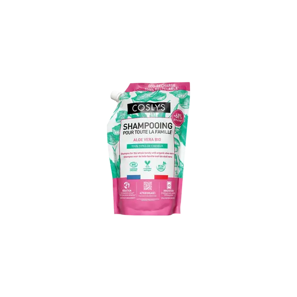 Шампунь для волос для всей семьи с органическим алоэ сменный, 1 л Coslys
Шампунь для волос для всей семьи с органическим алоэ сменный, 1 л Coslys