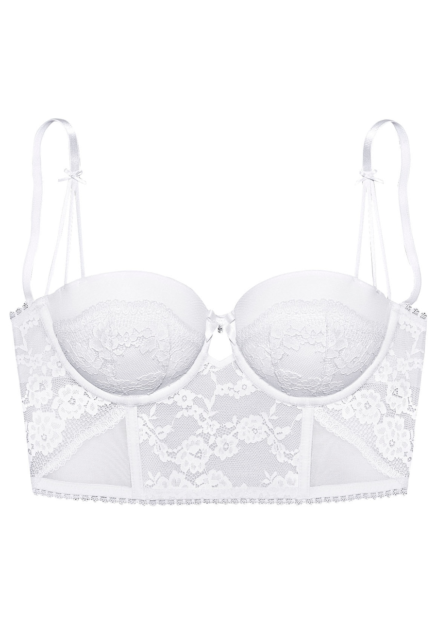 Бюстгальтер-балконет LASCANA, белый
Бюстгальтер-балконет LASCANA, белый