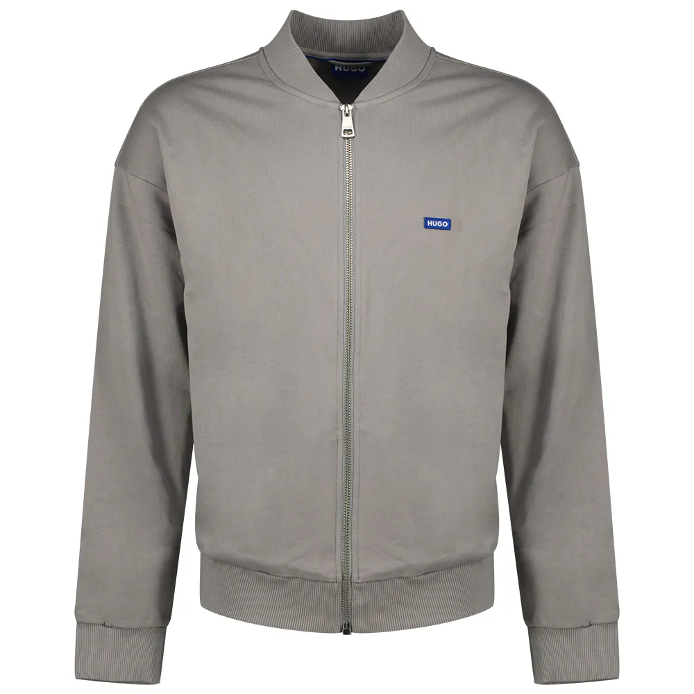 Толстовка HUGO Narane full zip, серый 
Толстовка HUGO Narane full zip, серый