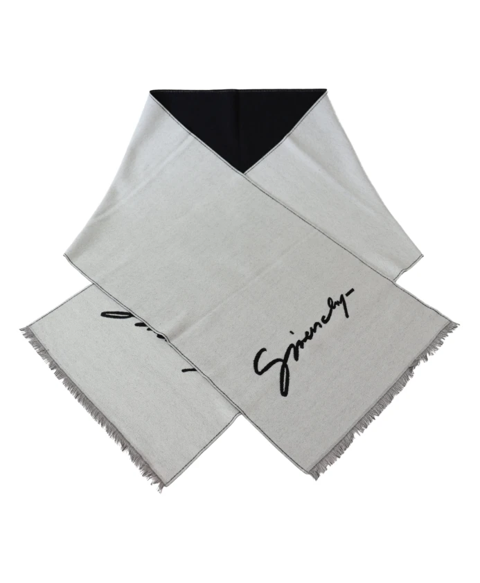 Роскошный зимний шарф из белой шерсти Givenchy, черный
Роскошный зимний шарф из белой шерсти Givenchy, черный