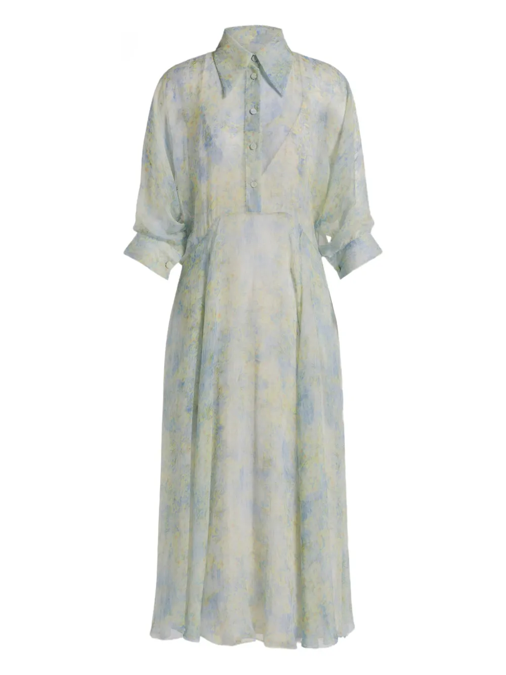 Платье с цветочным принтом Alberta Ferretti, синий
Платье с цветочным принтом Alberta Ferretti, синий