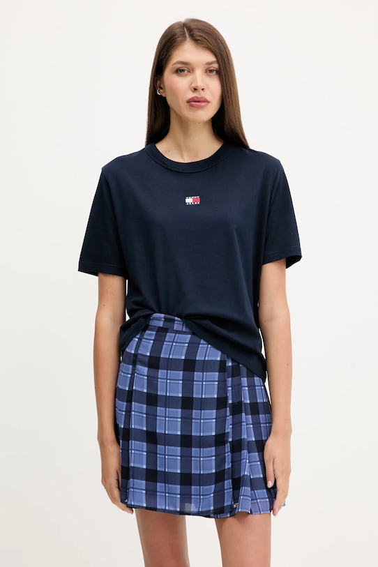 Хлопковая футболка Tommy Jeans, темно-синий
Хлопковая футболка Tommy Jeans, темно-синий