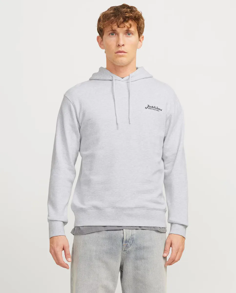 Мужская толстовка с капюшоном и длинными рукавами, с логотипом сбоку Jack & Jones, светло-серый
Мужская толстовка с капюшоном и длинными рукавами, с логотипом сбоку Jack & Jones, светло-серый