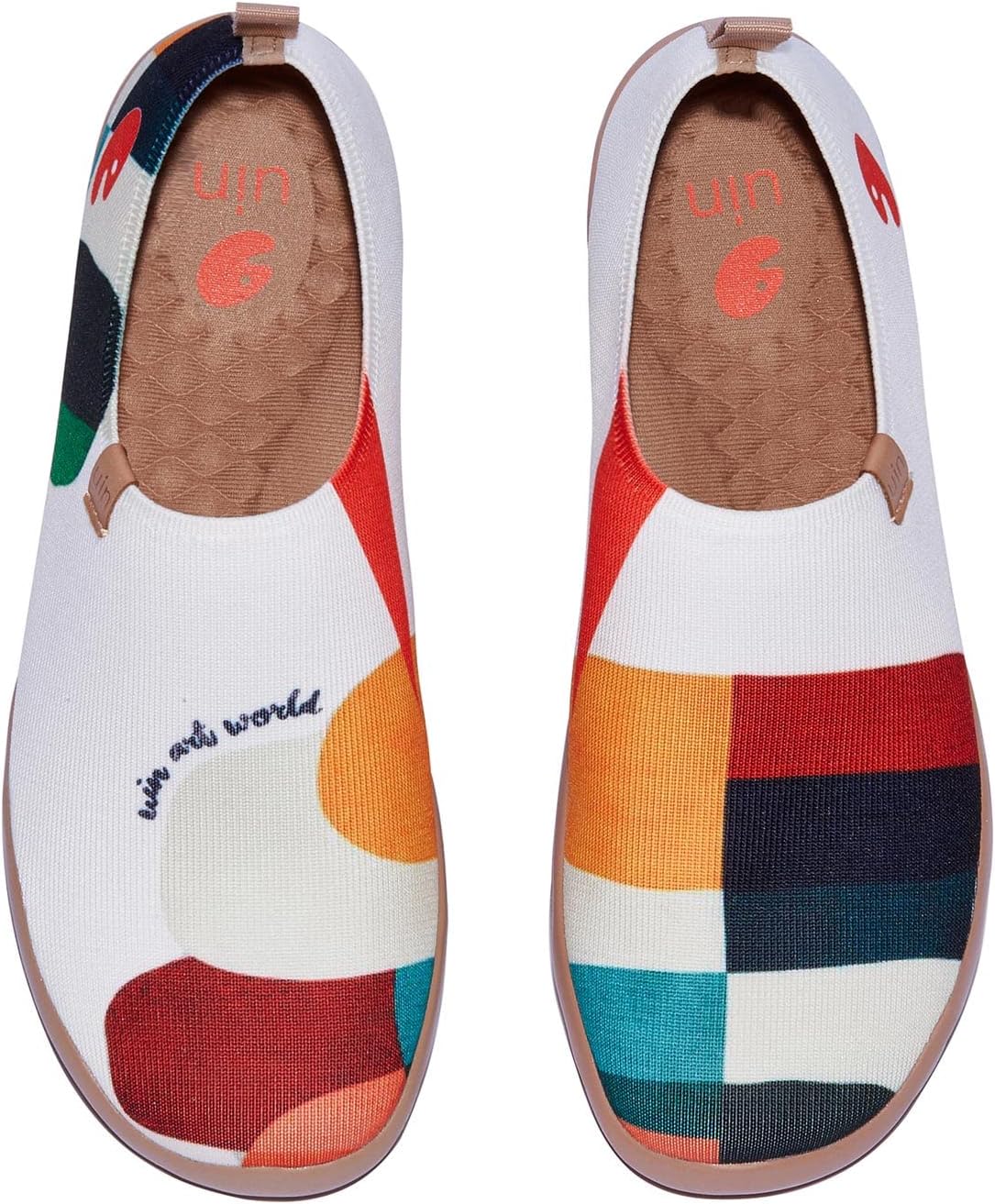 Мужские лоферы UIN, раскрашенные дорожные туфли, слипоны для ходьбы, повседневные, легкие, комфортные модные кроссовки Toledo Цвет и геометрия, Hold That Color Knit
Мужские лоферы UIN, раскрашенные дорожные туфли, слипоны для ходьбы, повседневные, легкие, комфортные модные кроссовки Toledo Цвет и геометрия, Hold That Color Knit