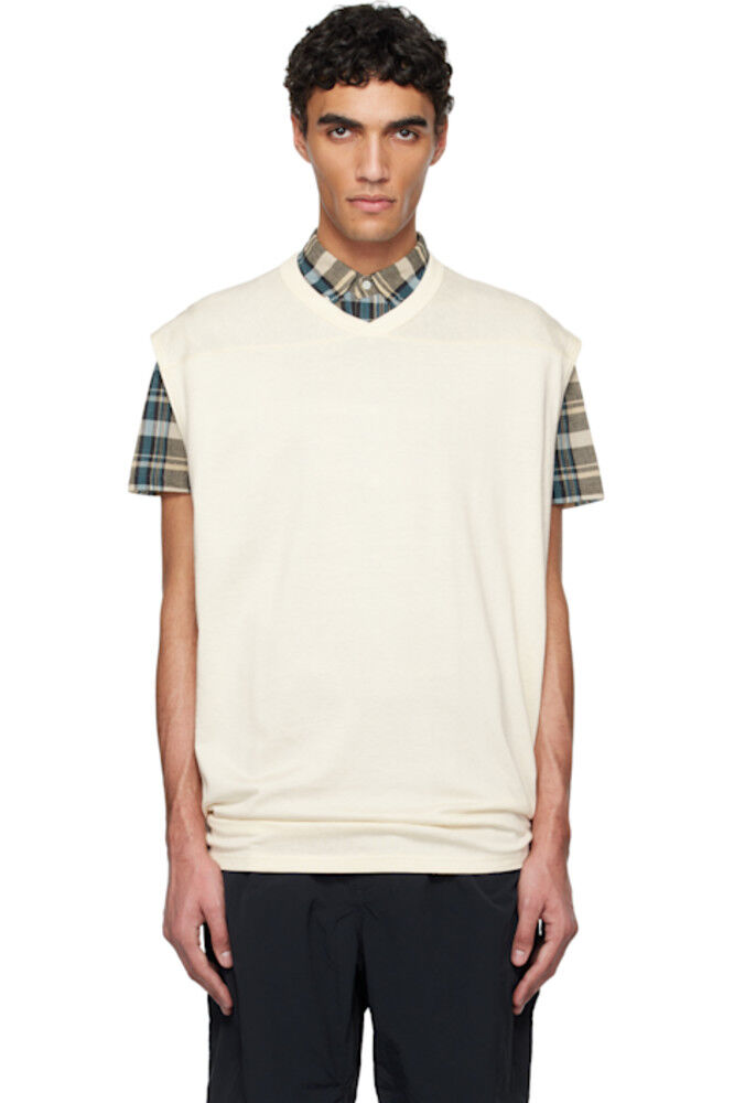 Майка-топ из хлопка Off-White из искусственного шелка N/S nanamica
Майка-топ из хлопка Off-White из искусственного шелка N/S nanamica