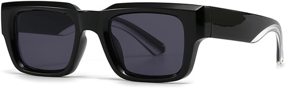 Модные солнцезащитные очки с градиентным переходом цвета для мужчин в стиле панк, с широкими дужками, солнцезащитные очки UV400 в стиле ретро для женщин TKKTLLT, Black Gray
Модные солнцезащитные очки с градиентным переходом цвета для мужчин в стиле панк, с широкими дужками, солнцезащитные очки UV400 в стиле ретро для женщин TKKTLLT, Black Gray