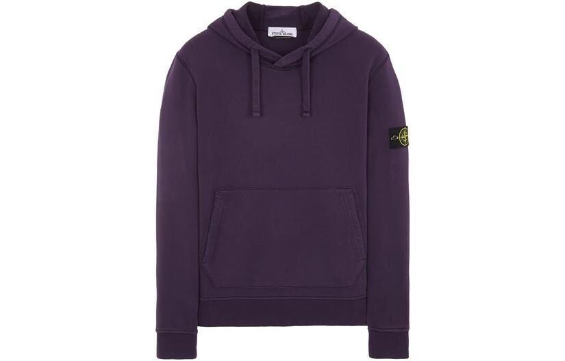 Толстовка мужская фиолетовая Stone Island, темно-фиолетовый 
Толстовка мужская фиолетовая Stone Island, темно-фиолетовый