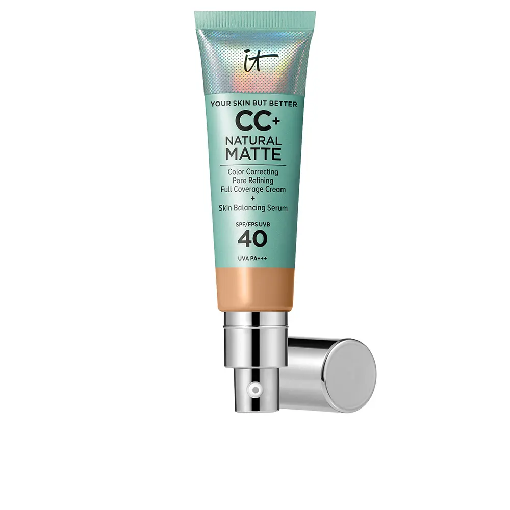 Матирующий CC-крем с SPF40 cc+ natural matte cream foundation spf40 It Cosmetics, цвет neutral tan, 32 мл
Матирующий CC-крем с SPF40 cc+ natural matte cream foundation spf40 It Cosmetics, цвет neutral tan, 32 мл