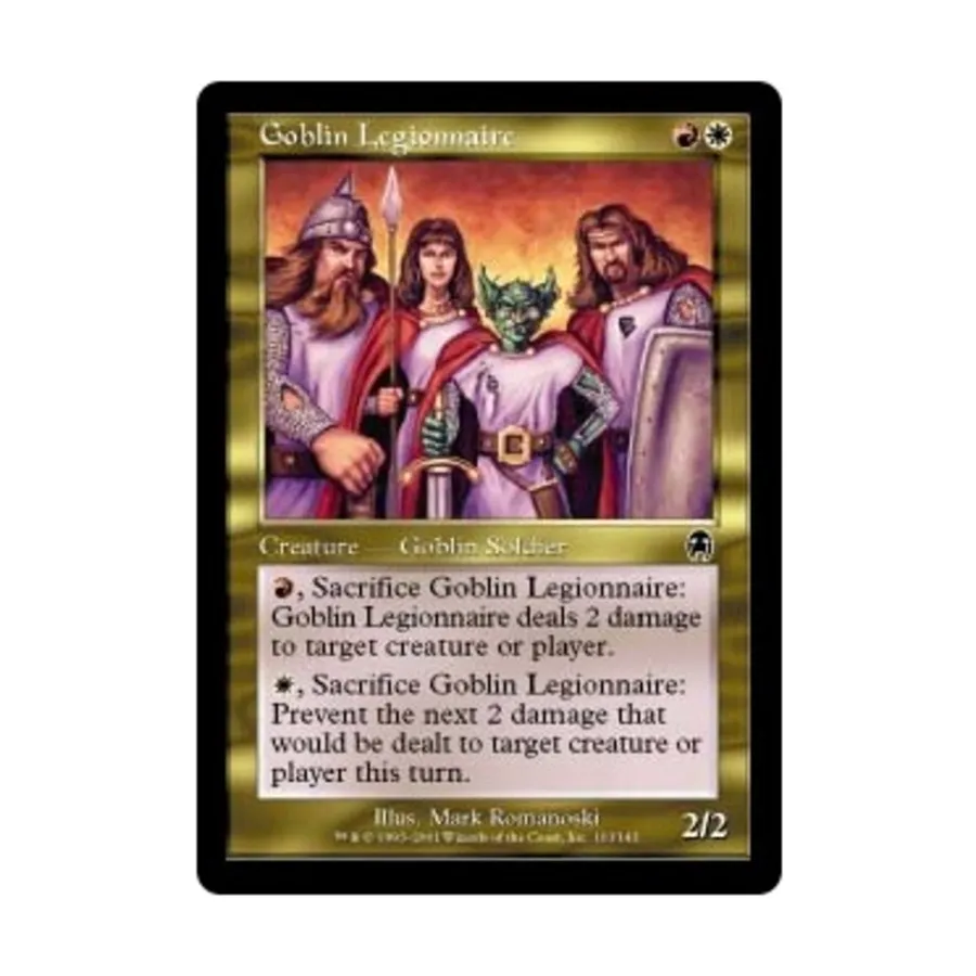 CCG Гоблин-легионер (клавиша C), MTG - Apocalypse
CCG Гоблин-легионер (клавиша C), MTG - Apocalypse