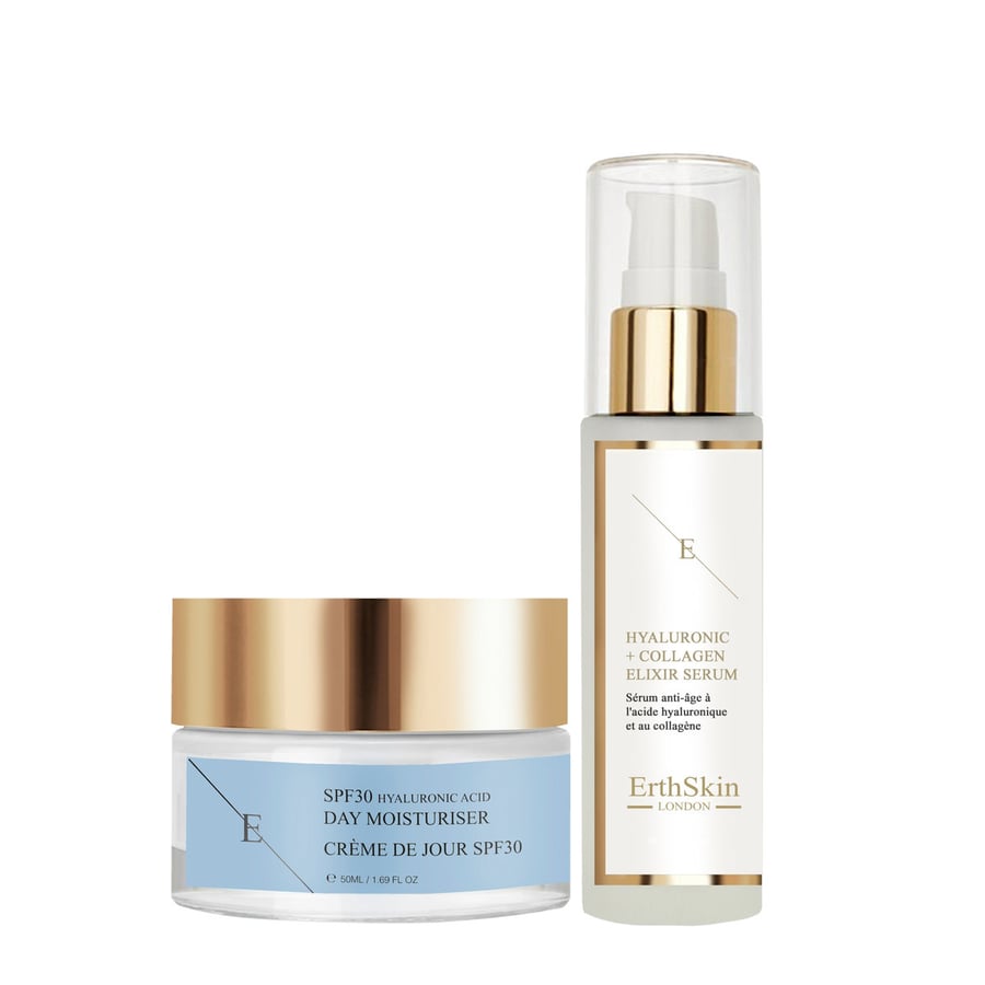 Дневной крем с гиалуроновой кислотой SPF 30 50 мл + и коллагеновая сыворотка - 60 мл ErthSkin London
Дневной крем с гиалуроновой кислотой SPF 30 50 мл + и коллагеновая сыворотка - 60 мл ErthSkin London