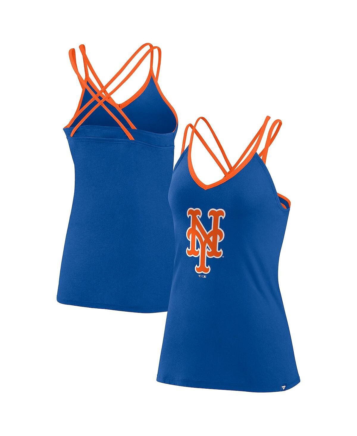 Женская фирменная майка Royal New York Mets Barrel It Up с V-образным вырезом и перекрестной спиной Fanatics
Женская фирменная майка Royal New York Mets Barrel It Up с V-образным вырезом и перекрестной спиной Fanatics