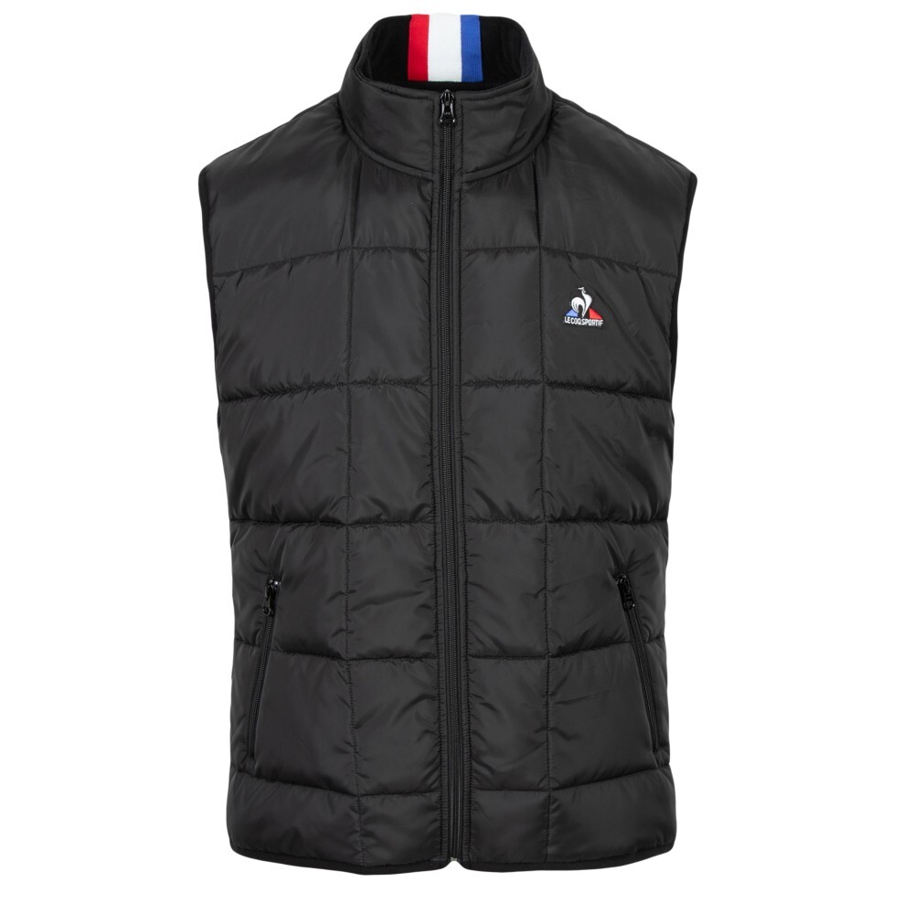 Пуховик без рукавов зимняя классика Le Coq Sportif, черный 
Пуховик без рукавов зимняя классика Le Coq Sportif, черный