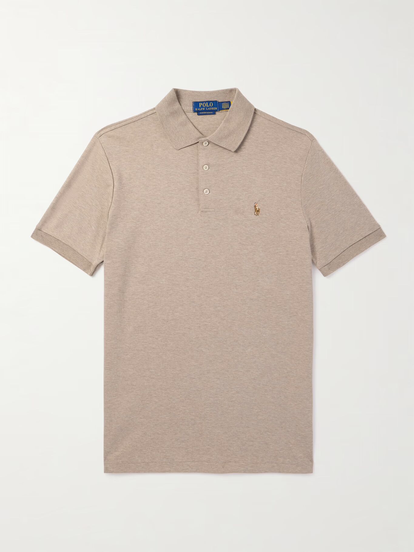 Рубашка-поло из хлопкового джерси с вышитым логотипом POLO RALPH LAUREN, бежевый
Рубашка-поло из хлопкового джерси с вышитым логотипом POLO RALPH LAUREN, бежевый