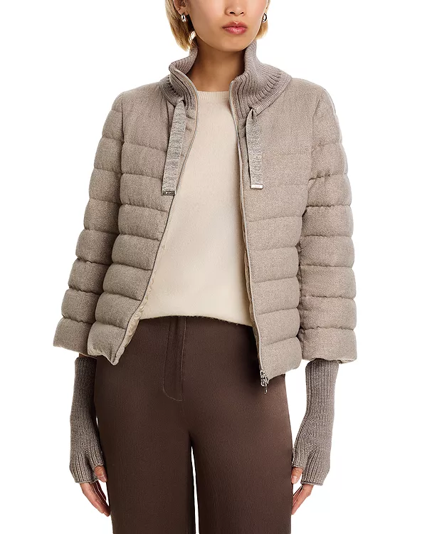 Куртка и перчатки Herno, бежевый
Куртка и перчатки Herno, бежевый