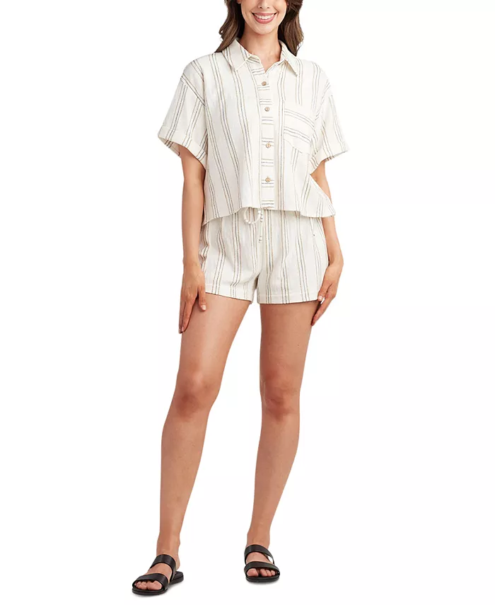 Юношеская полосатая рубашка с коротким рукавом BCX, мультиколор
Юношеская полосатая рубашка с коротким рукавом BCX, мультиколор