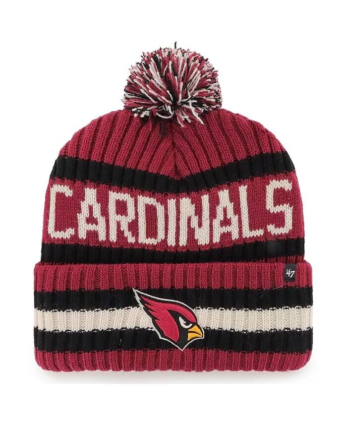 Мужская вязаная шапка с манжетами и помпоном Cardinal Arizona Cardinals Bering '47 '47 Brand
Мужская вязаная шапка с манжетами и помпоном Cardinal Arizona Cardinals Bering '47 '47 Brand