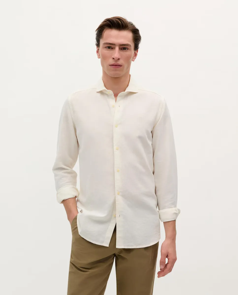 Мужская льняная рубашка прямого кроя Scalpers, кремовый
Мужская льняная рубашка прямого кроя Scalpers, кремовый