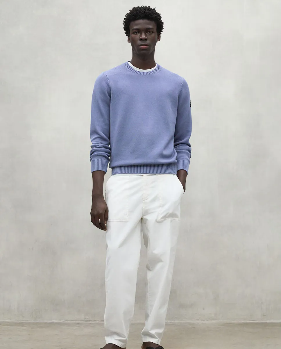 Мужской джемпер с длинным рукавом и круглым вырезом Ecoalf, синий
Мужской джемпер с длинным рукавом и круглым вырезом Ecoalf, синий