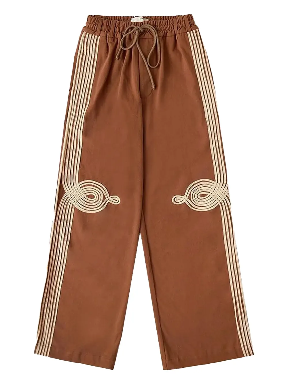 Спортивные брюки с аппликацией Song For The Mute, коричневый 
Спортивные брюки с аппликацией Song For The Mute, коричневый