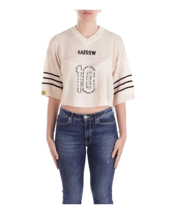 Свитер с логотипом и вышитой спинкой Barrow, бежевый
Свитер с логотипом и вышитой спинкой Barrow, бежевый