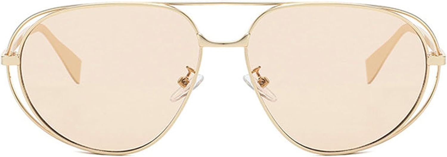 Солнцезащитные очки-пилот большого размера Helena для женщин, модель 2026, роскошные, модные, в металлической оправе, для путешествий, винтажный стиль, защита от УФ-излучения UV400, C8
Солнцезащитные очки-пилот большого размера Helena для женщин, модель 2026, роскошные, модные, в металлической оправе, для путешествий, винтажный стиль, защита от УФ-излучения UV400, C8