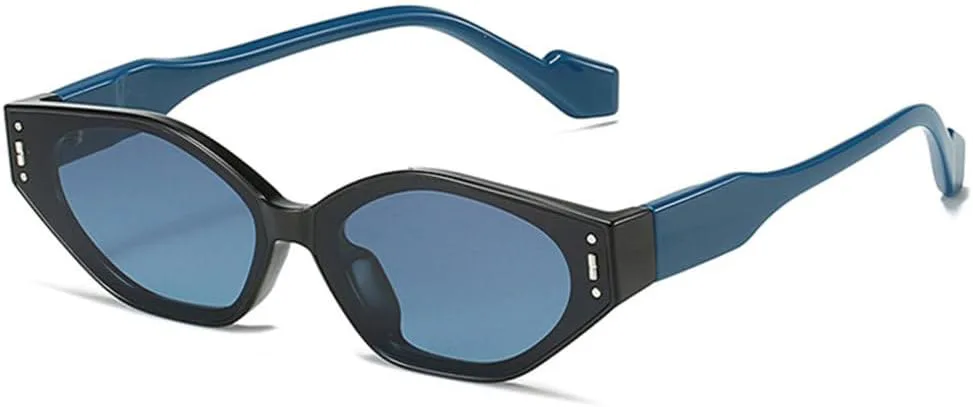 Солнцезащитные очки MUTYNE Retro Small Cat Eye Polygon для женщин, модные двухцветные очки для мужчин, с заклепками, солнцезащитные очки UV400, Black Blue Blue
Солнцезащитные очки MUTYNE Retro Small Cat Eye Polygon для женщин, модные двухцветные очки для мужчин, с заклепками, солнцезащитные очки UV400, Black Blue Blue