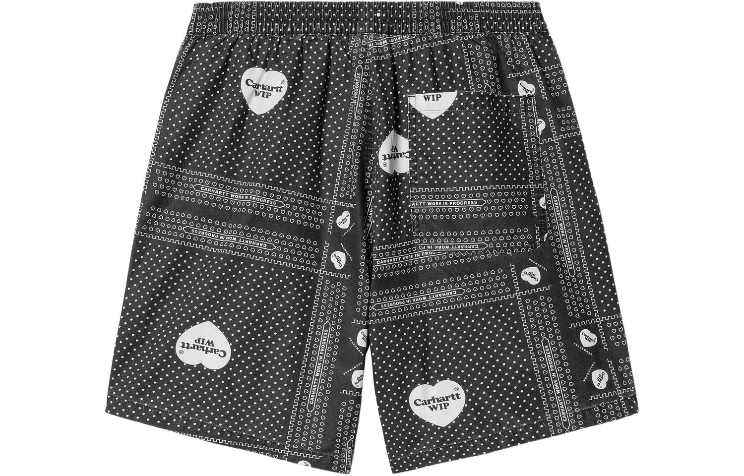 Шорты с эластичной резинкой на талии и банданой Carhartt WIP, черный
Шорты с эластичной резинкой на талии и банданой Carhartt WIP, черный
