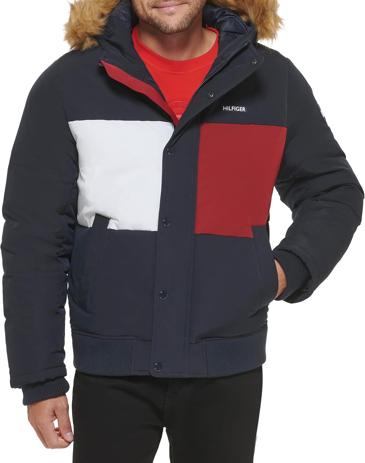 Мужская стеганая куртка-бомбер Tommy Hilfiger Arctic Cloth (стандартная и для больших и высоких), Tommy Logo Print
Мужская стеганая куртка-бомбер Tommy Hilfiger Arctic Cloth (стандартная и для больших и высоких), Tommy Logo Print