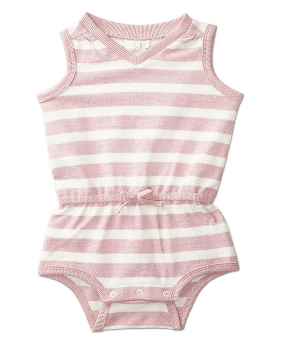 Комбинезон для девочек в полоску из махровой ткани MeMoi, Pink
Комбинезон для девочек в полоску из махровой ткани MeMoi, Pink