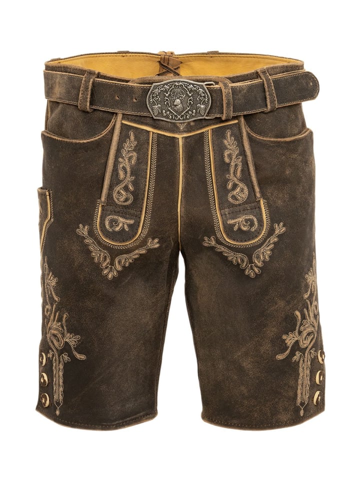 MADDOX Кожаные брюки HOPFENSEE темно-коричневого цвета
MADDOX Кожаные брюки HOPFENSEE темно-коричневого цвета