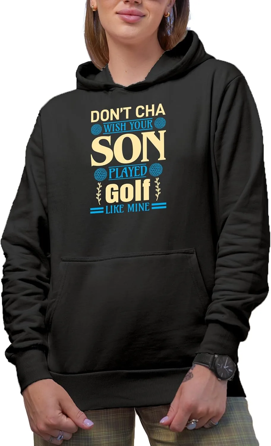 Толстовка с принтом "Don't Cha Wish Your Son Played Golf Like Mine" Make Your Mark Design
Толстовка с принтом "Don't Cha Wish Your Son Played Golf Like Mine" Make Your Mark Design