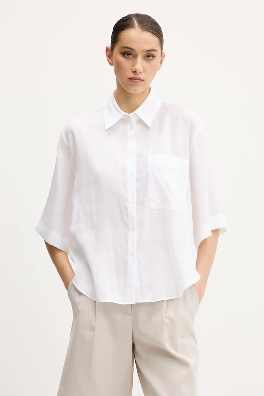 Льняная рубашка Hugo, белый
Льняная рубашка Hugo, белый