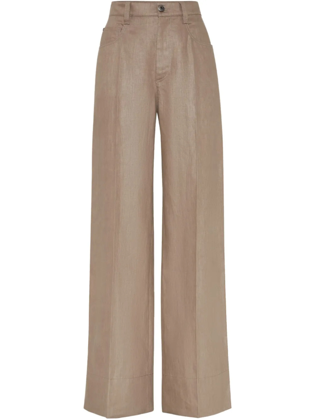 Brunello Cucinelli брюки широкого кроя, коричневый
Brunello Cucinelli брюки широкого кроя, коричневый