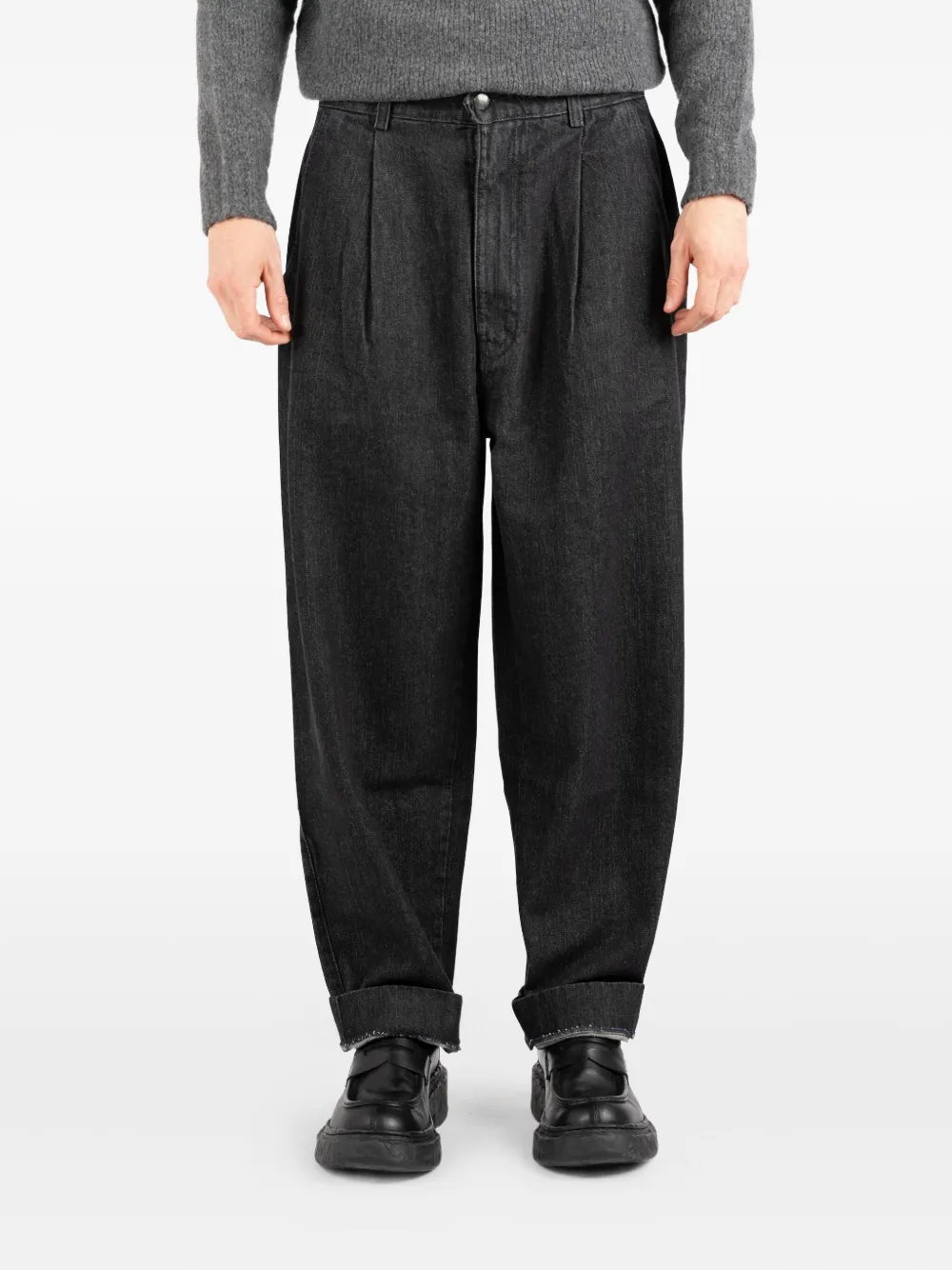 Плиссированные джинсы из хлопка Société Anonyme, черный
Плиссированные джинсы из хлопка Société Anonyme, черный