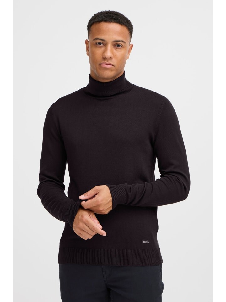 Пуловер BLEND Rollkragen, черный
Пуловер BLEND Rollkragen, черный