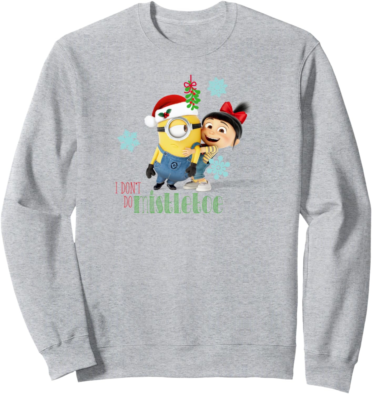Рождественская толстовка с миньонами. Я НЕ ДЕЛАЮ толстовку с омелой Minions, серый
Рождественская толстовка с миньонами. Я НЕ ДЕЛАЮ толстовку с омелой Minions, серый