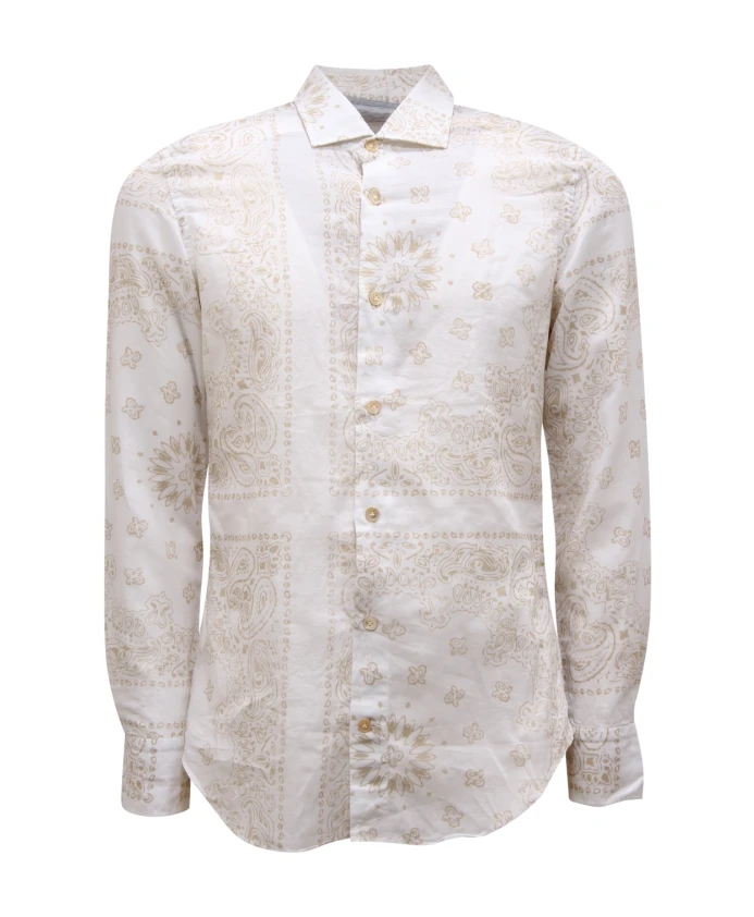 Рубашка из хлопка и льна Eleventy, бежевый
Рубашка из хлопка и льна Eleventy, бежевый