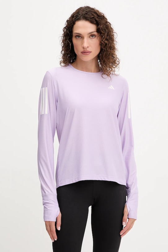 Лонгслив для бега Own The Run Adidas Performance, фиолетовый
Лонгслив для бега Own The Run Adidas Performance, фиолетовый
