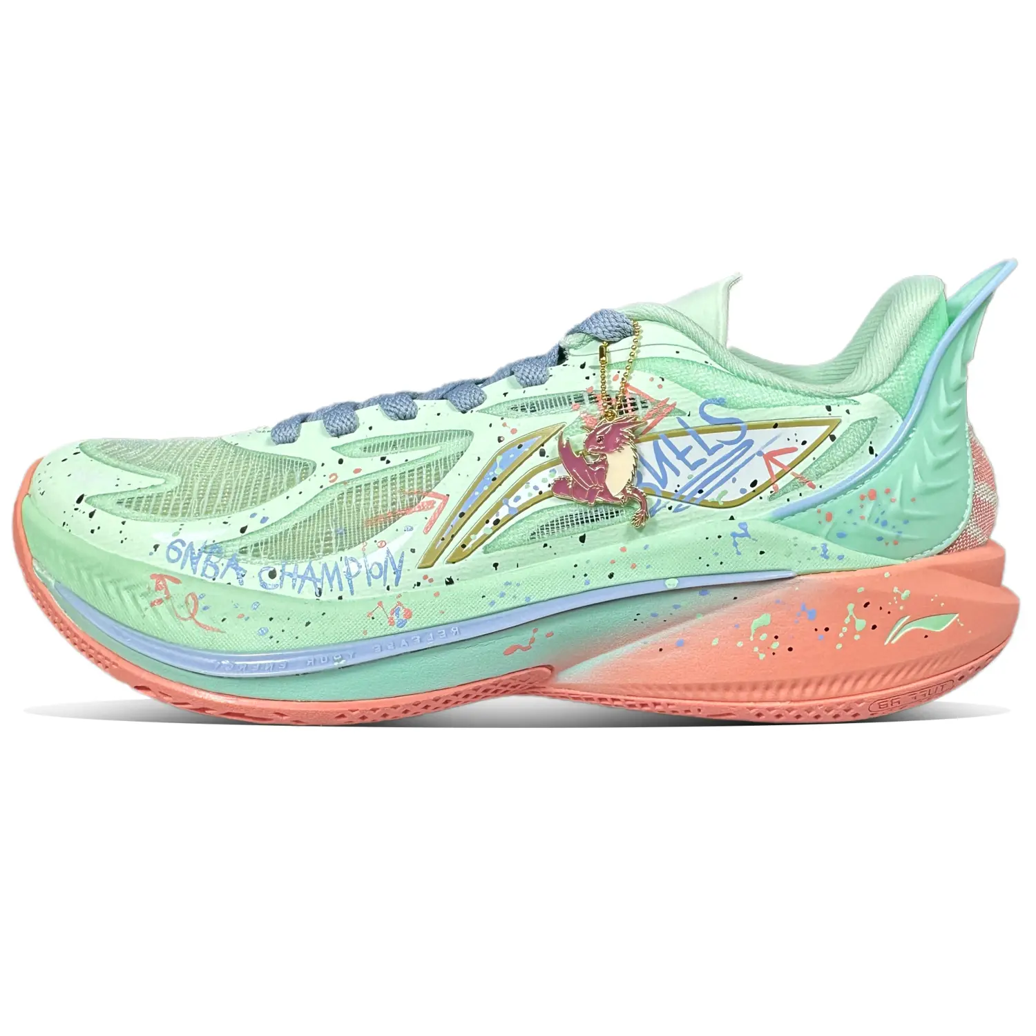 LINING Баскетбольные кроссовки SONIC 12 с противоскользящей подошвой, износостойкие, дышащие, низкие, мужские, зеленые
LINING Баскетбольные кроссовки SONIC 12 с противоскользящей подошвой, износостойкие, дышащие, низкие, мужские, зеленые