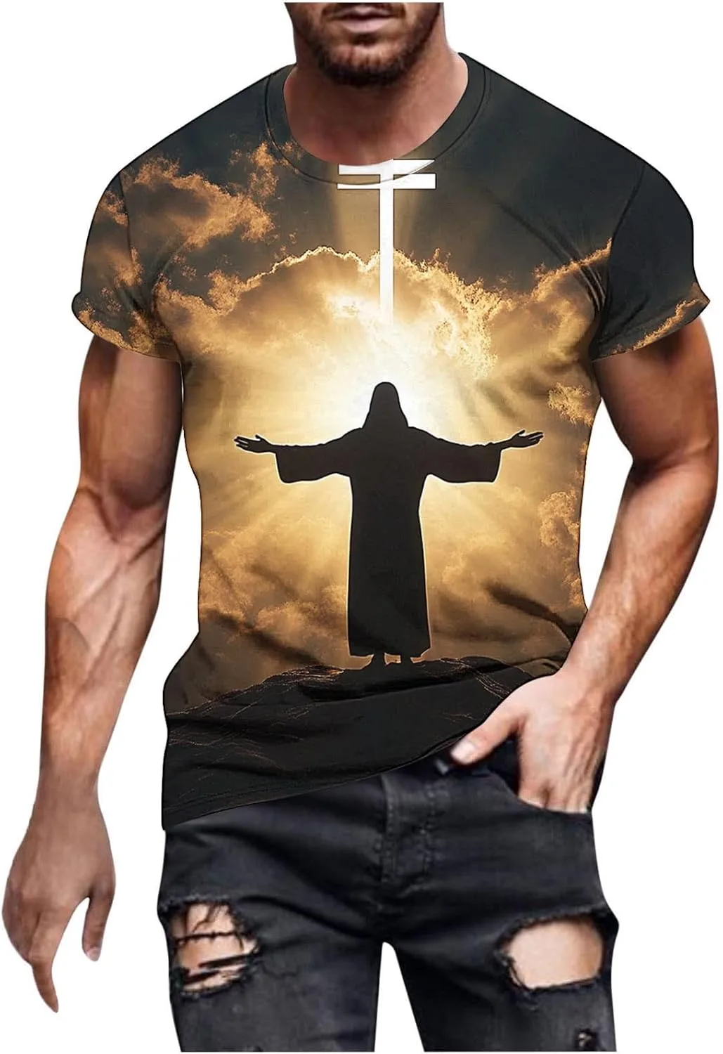 Мужская футболка Christ Cross с коротким рукавом
Мужская футболка Christ Cross с коротким рукавом