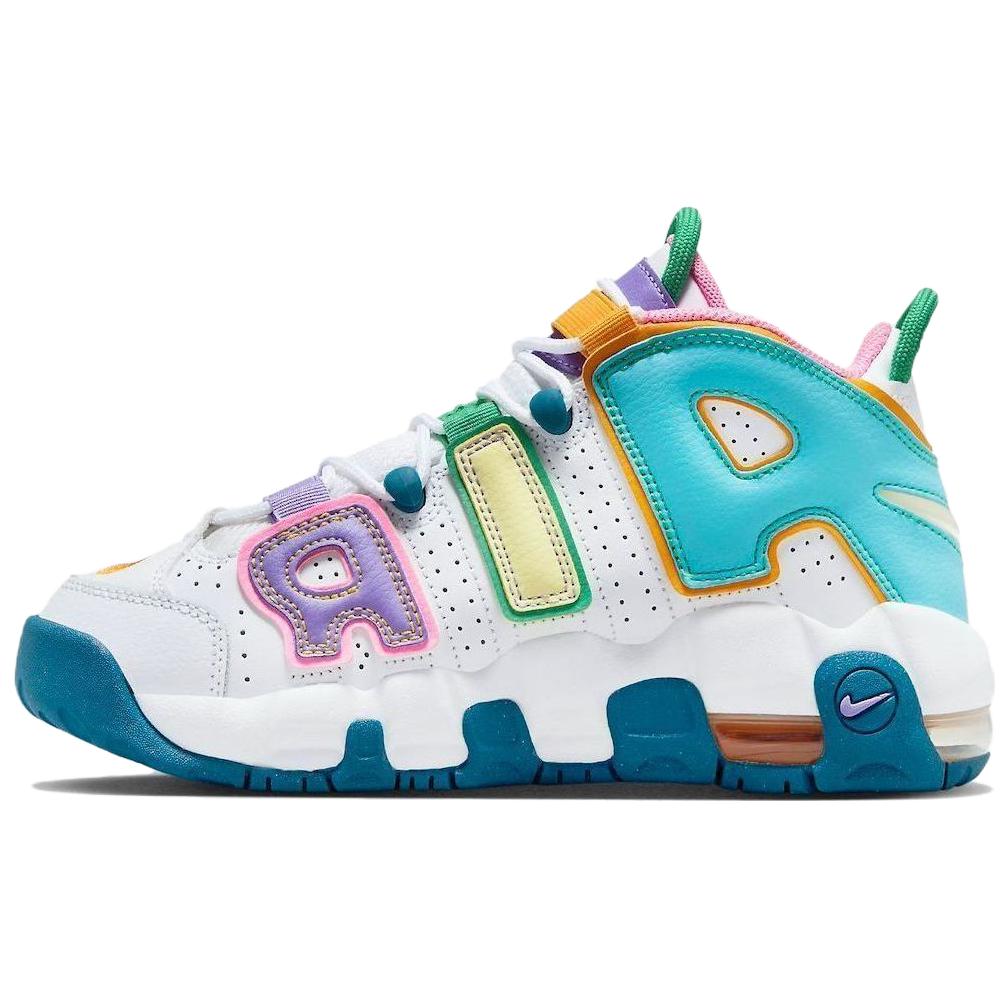 Air More Uptempo What The Uptempo GS Nike, белый синий розовый
Air More Uptempo What The Uptempo GS Nike, белый синий розовый