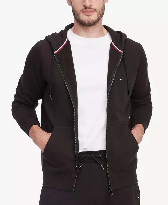 Мужская худи с длинным рукавом на молнии и логотипом-флагом Tommy Hilfiger, черный
Мужская худи с длинным рукавом на молнии и логотипом-флагом Tommy Hilfiger, черный
